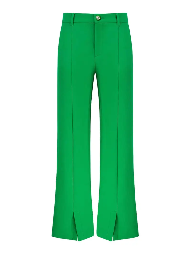 Pantaloni in cady Verde