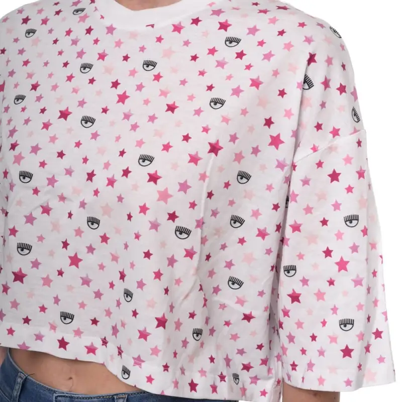 Chiara Ferragni T-shirt Donna Bianco 4190863 miniatura 4