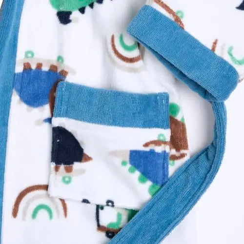 Chicco, Accappatoio Bambino e Bambina, in Morbida Spugna, con Comoda Cintura e Pratico Cappuccio, Designed in Italy miniatura 3