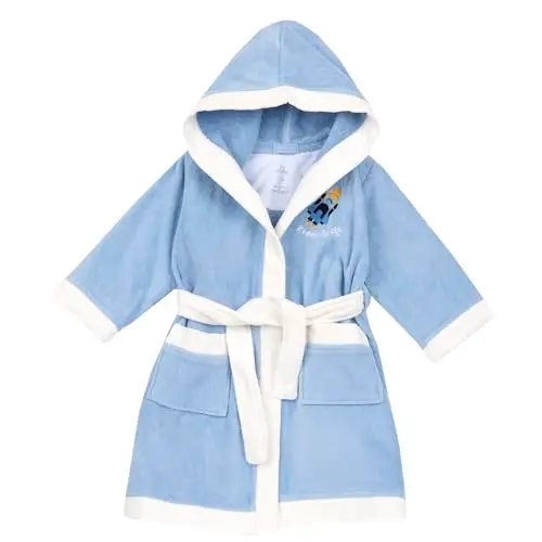 Chicco, Accappatoio Bambino e Bambina, in Morbida Spugna, con Comoda Cintura e Pratico Cappuccio, Designed in Italy