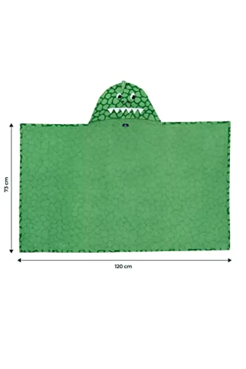 Chicco Accappatoio drago in spugna con cappuccio, Accappatoio Bambini e ragazzi, Verde, taglia unica miniatura 3