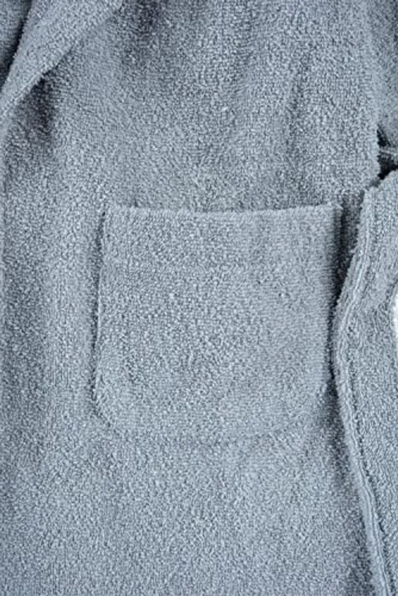 CHICCO Accappatoio in Morbido Tessuto in Spugna, a Forma Di Dolce Elefante, Colorato e Divertente, con Due Comode Tasche e Pratica Cintura, 24 Mesi+, Grigio miniatura 3