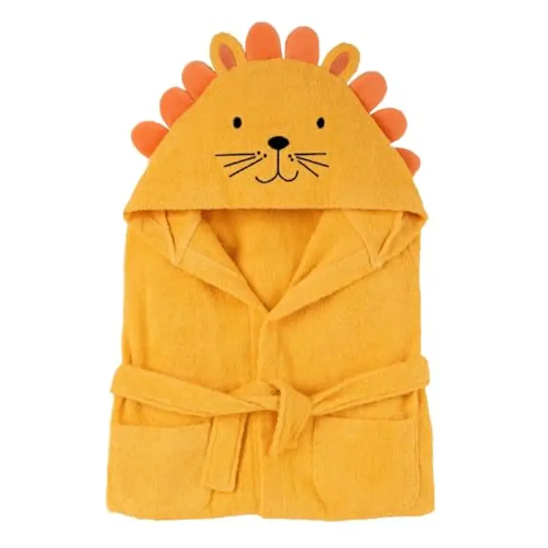 Chicco Accappatoio Leone, colorato e Divertente in Spugna Morbidissima con Cappuccio, 24 Mesi+, Multicolore, Normale Unisex-Bambini e Ragazzi miniatura 2