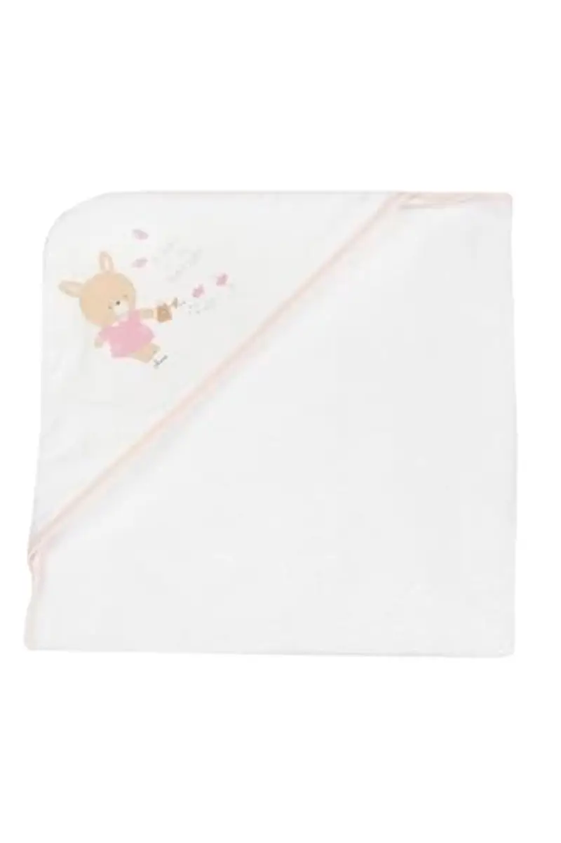 Chicco, Asciugamano Neonato e Neonata, Poncho Neonato Quadrato, in Morbida Spugna di Cotone, Designed in Italy, Idee Regalo Neonato e Neonata 0-24 Mesi