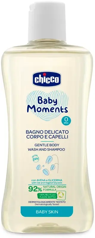 Baby Moments shampoo delicato per bambini per capelli e corpo 200 ml