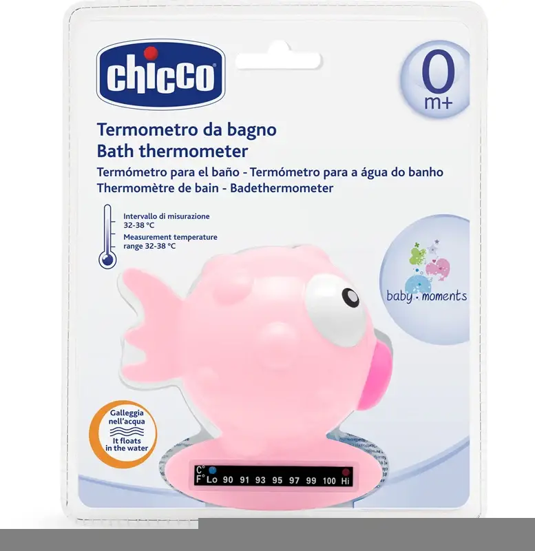 Baby Moments Termometro Per Il Bagno Rosa 1 Pz