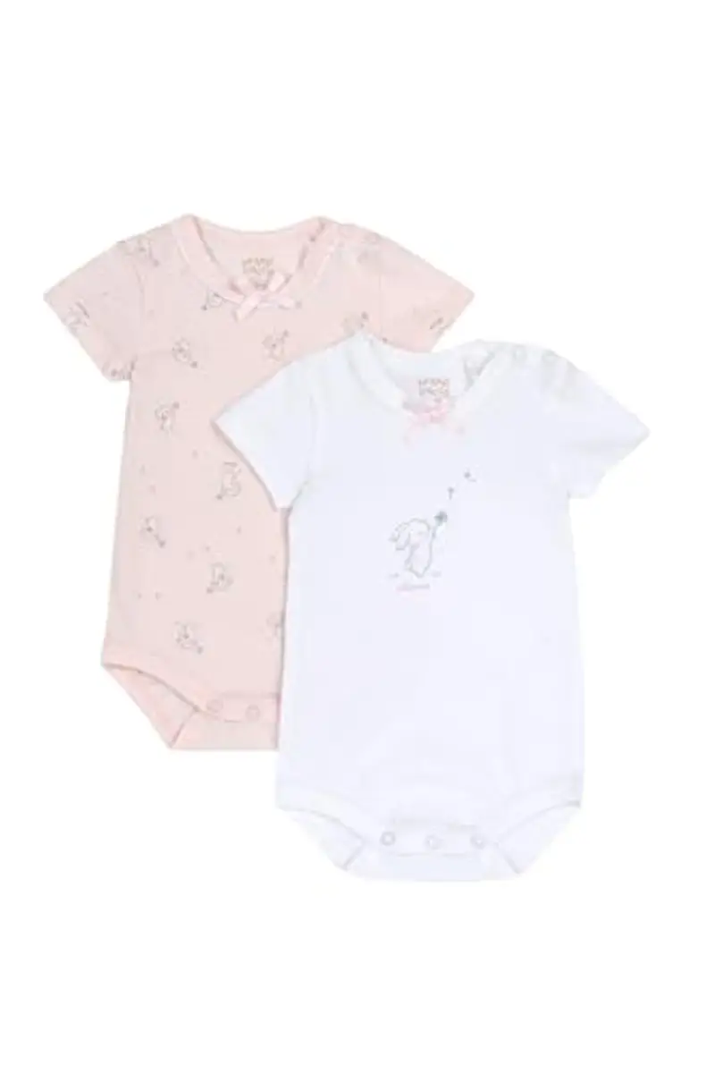 CHICCO Body Neonato a Manica Corta Set da 2