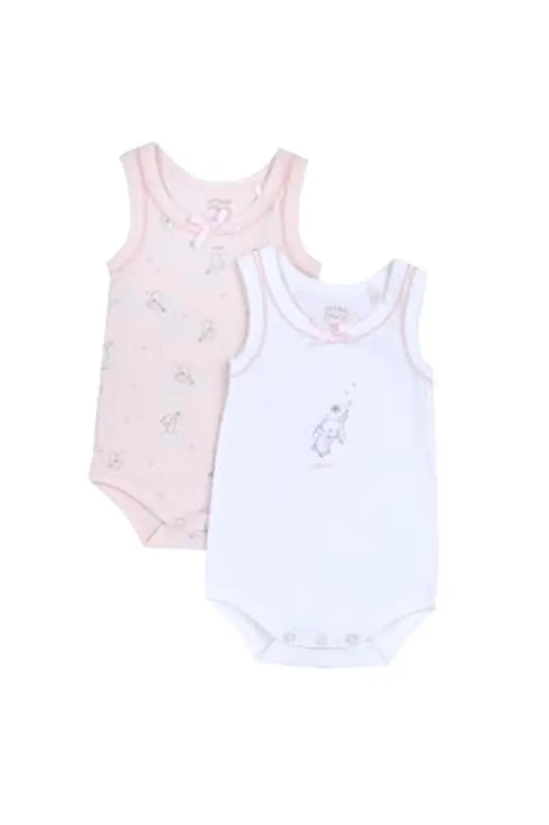 CHICCO Body Neonata Senza Manica - Set 2 Pezzi