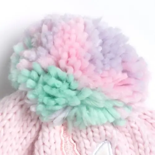 Chicco, Cappello Bambino e Bambina, Caldo, Comodo e Morbido, con Laccetti e PON PON, Abbigliamento Bambino e Bambina, miniatura 3