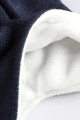 Chicco Cappello Invernale In Ciniglia, Design In Italy, Unisex - Bimbi 0-24, Blu, 0 miniatura 2