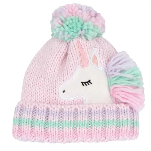 Chicco, Cappello Neonato e Neonata, Caldo, Comodo e Morbido, con Laccetti e PON PON, Abbigliamento Bambino e Bambina,