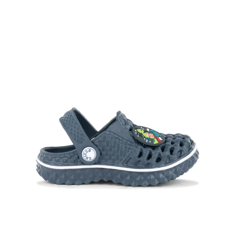 Ciabatte mare chiuse blu in gomma da bambino
