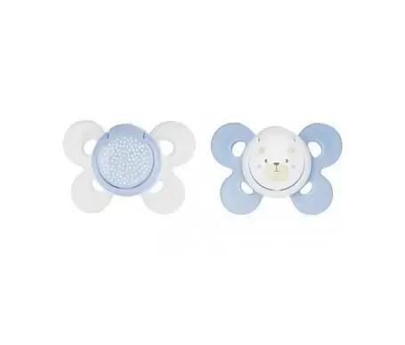 Ciuccio in silicone Chicco Physio Comfort Bambino 0-6 M 2u