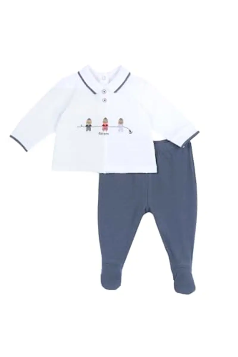 Chicco, Completo Neonato, Coprifasce e Ghettine in Morbido Cotone, Ideale per Primavera e Autunno, Idee Regalo Nascita,