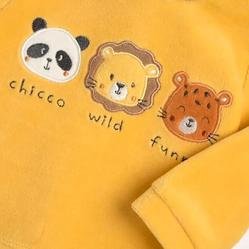 Chicco Coprifasce E Ghettina In Ciniglia, Pigiamino per bambino e neonato Bimbo 0 miniatura 3