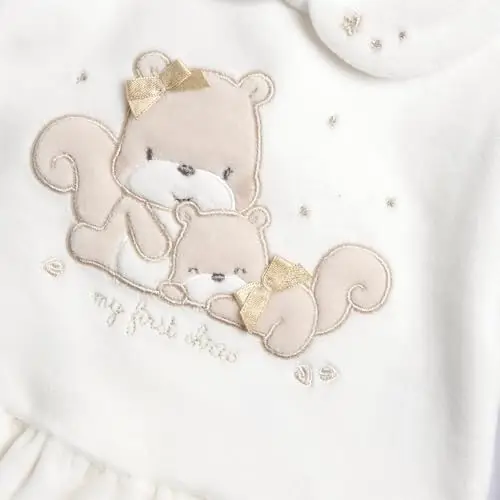 Chicco Coprifasce E Ghettina In Ciniglia, Pigiamino per bambino e neonato Unisex - Bimbi 0-24, Bianco (1), 12 mesi miniatura 3