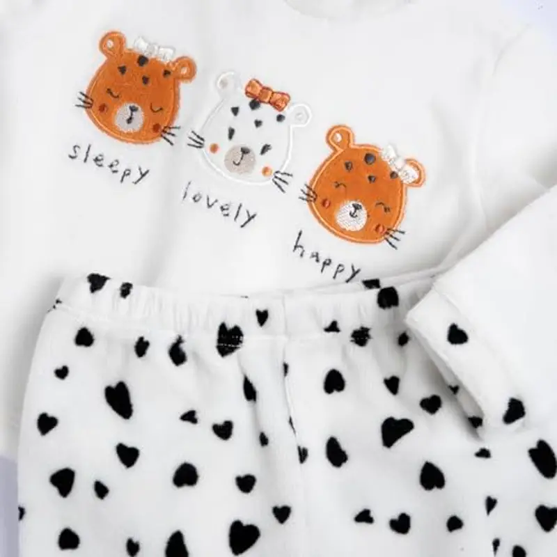 Chicco Coprifasce E Ghettina In Ciniglia, Pigiamino per bambino e neonato Unisex - Bimbi 0-24, Bianco (4) miniatura 3