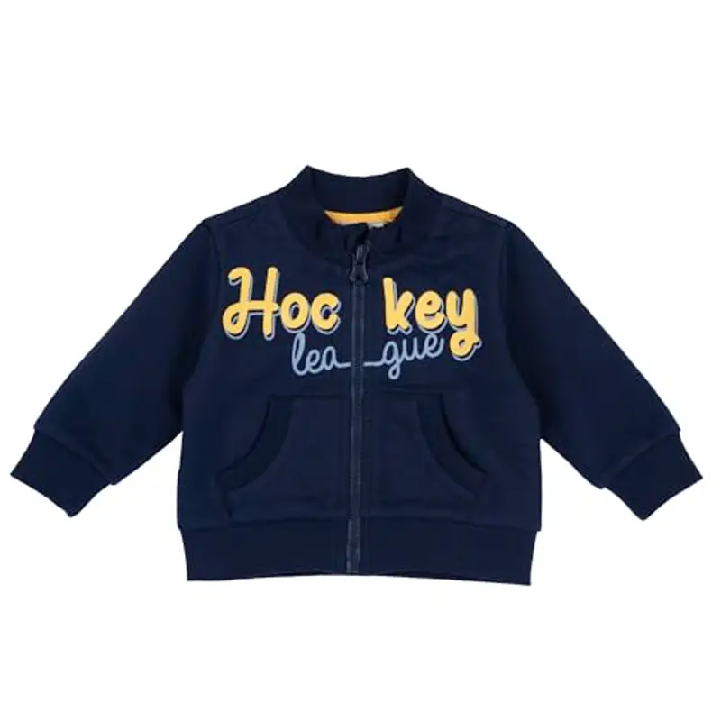 Chicco Felpa con Zip, Felpa Bimbo 0-24, Blu (2), 2 Anni