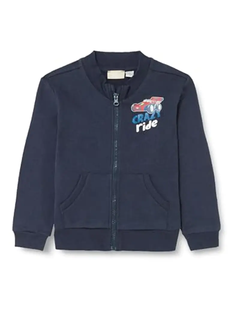 Chicco Felpa con Zip, Felpa Bimbo 0-24, Blu (3), 12 Mesi