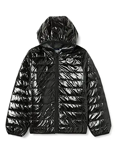 Chicco Giubbino, Giubbino con zip e cappuccio Bambine e ragazze, Nero, 68