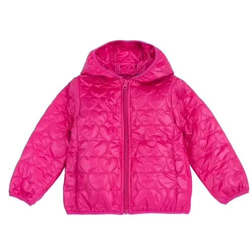 Chicco, Giubbotto Bambina, Giubbino 120 g, con Cappuccio e Pratica Chiusura a Zip, Lavabile in Lavatrice, Abbigliamento