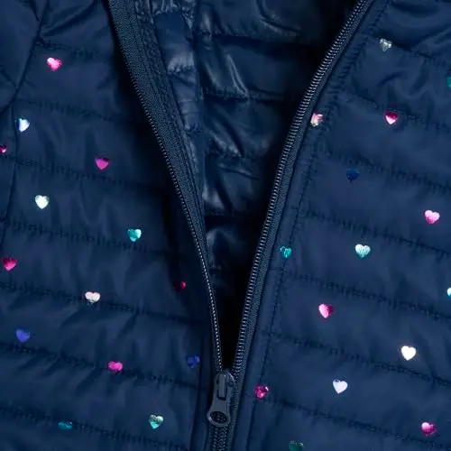 Chicco, Giubbotto Bambina, Giubbino 120 g, con Cappuccio e Pratica Chiusura a Zip, Lavabile in Lavatrice, Abbigliamento miniatura 3