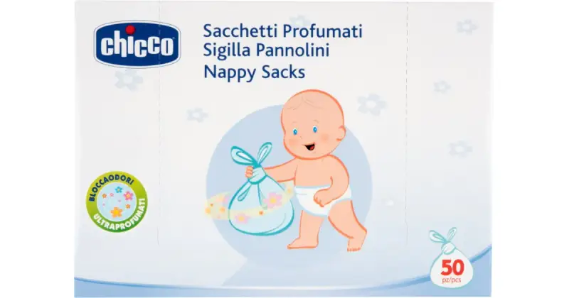 Nappy sacchetti per pannolini 50 pz
