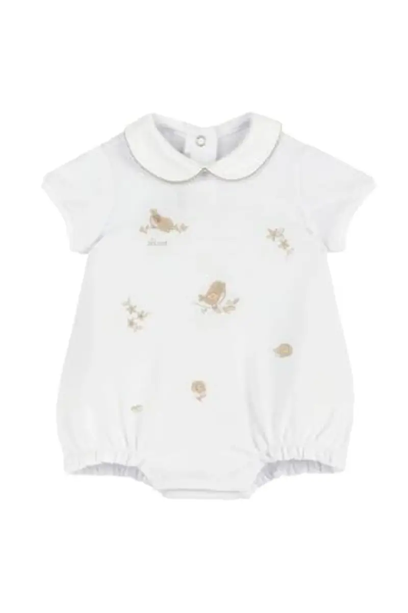 Chicco, Pagliaccetto Neonata, Elegante, In Morbido Cotone, con Comoda Apertura sulla Schiena e a Patello, Designed in Italy, Abbigliamento Neonata 0-24 Mesi