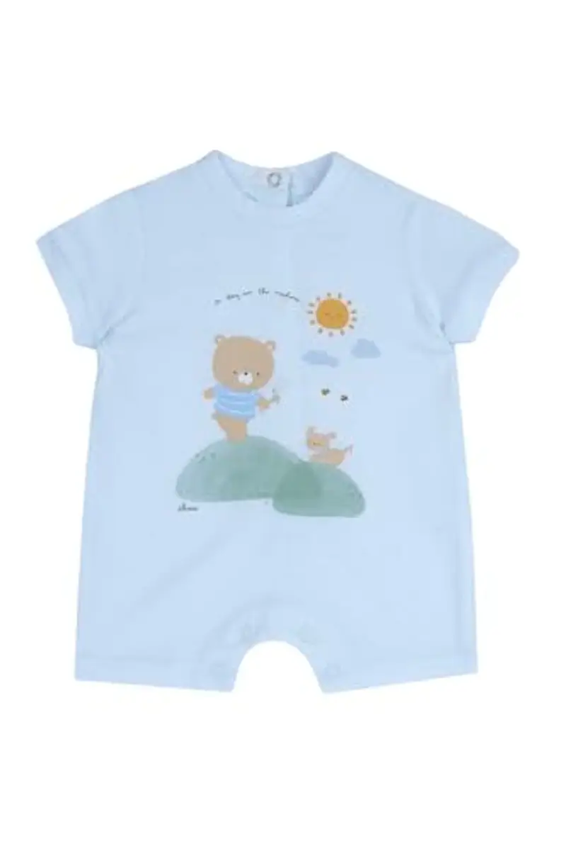 Chicco, Pagliaccetto Neonato, in Morbido Cotone, con Comoda Apertura sulla Schiena e a Patello, Designed in Italy, Abbigliamento Neonato 0-24 Mesi, Idee Regalo Nascita