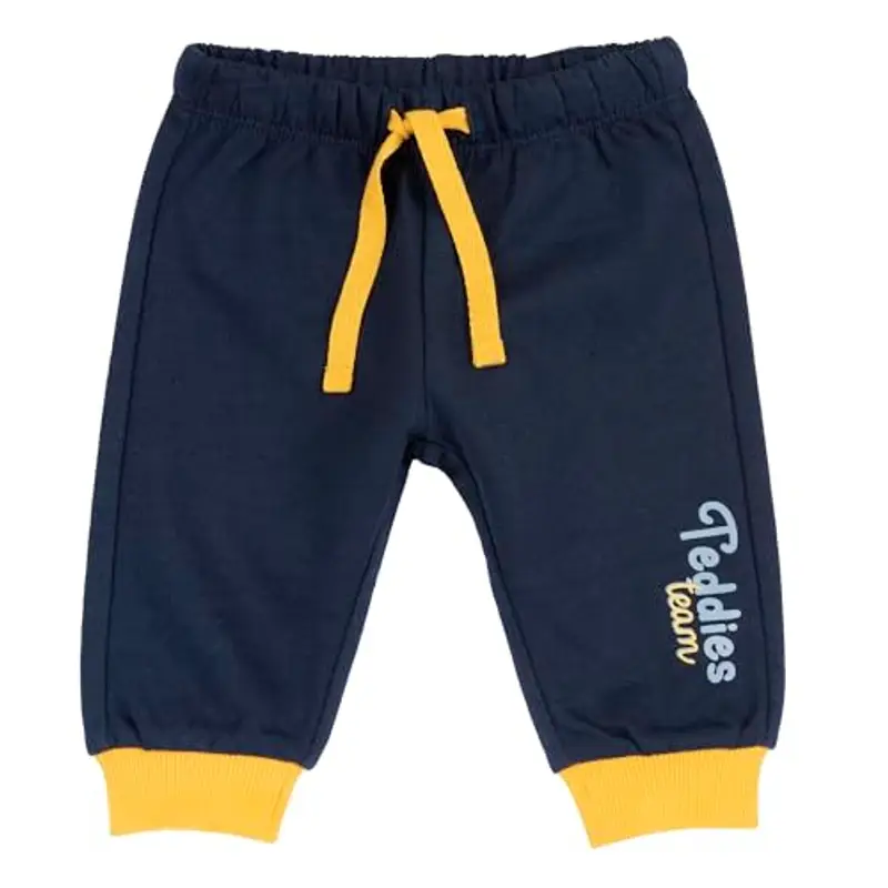 Chicco Pantaloni della Tuta, Pantaloni Bimbo 0-24, Blu (1), 3 Mesi