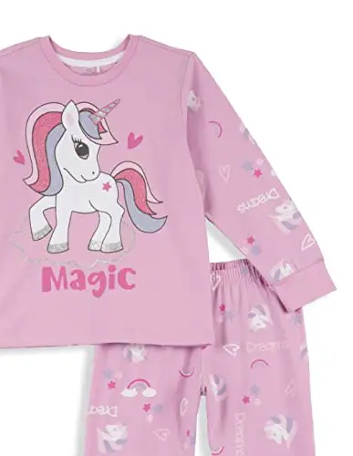 Chicco, Pigiama Bambina Lungo in Cotone Leggero, Pigiama Unicorno Bambina, Abbigliamento Bimba, Designed in Italy miniatura 3