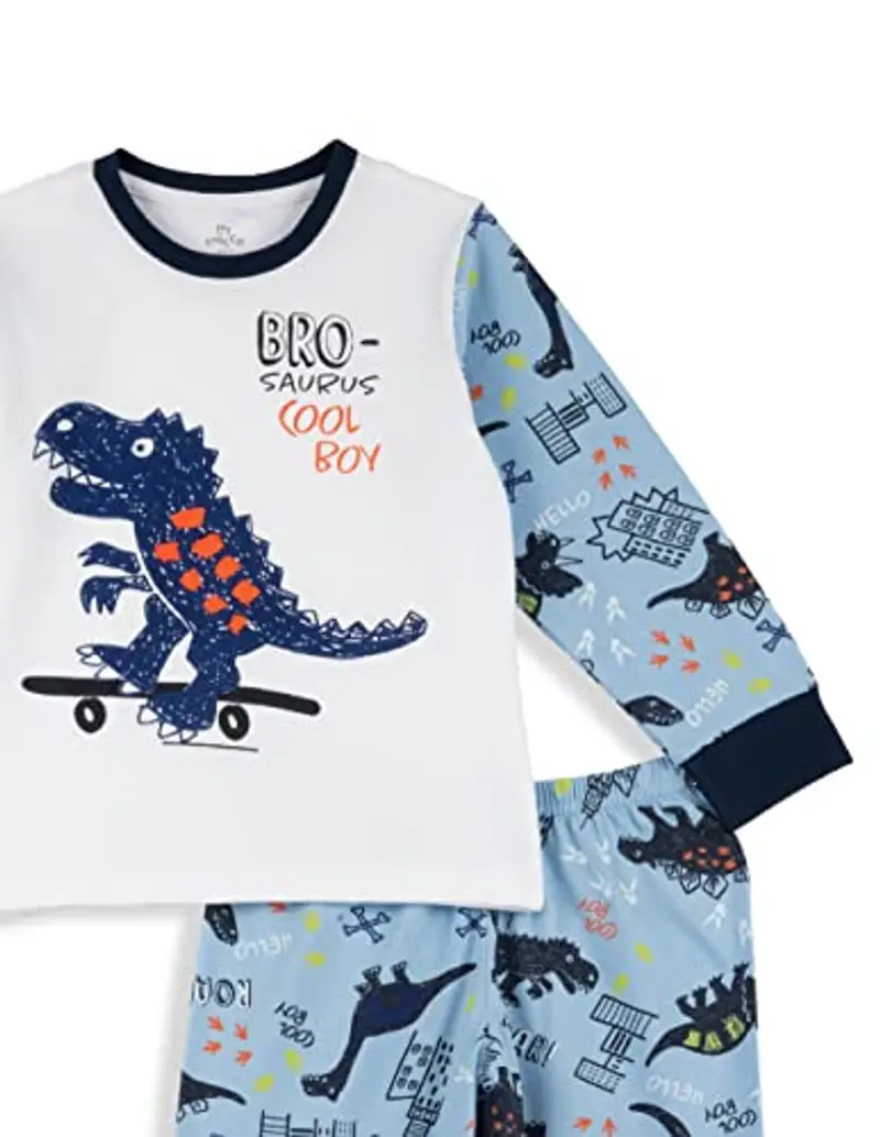 Chicco, Pigiama Lungo con Draghetto in Cotone Leggero, Pigiama Bambino, Abbigliamento Bambino, Designed in Italy miniatura 3