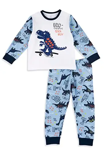 Chicco, Pigiama Lungo con Draghetto in Cotone Leggero, Pigiama Bambino, Abbigliamento Bambino, Designed in Italy