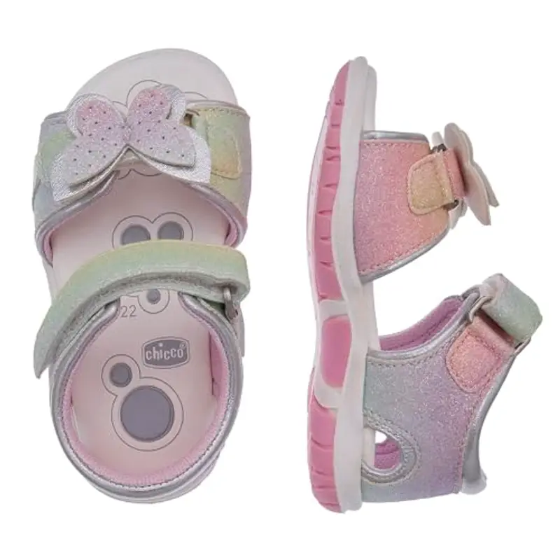 Chicco, Sandali Bambina, con Chiusura con Doppio Strappo, Scarpe Bambine e Ragazze, Designed in Italy miniatura 2