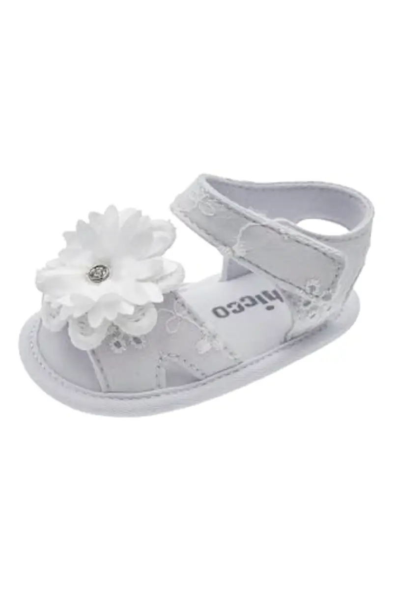 Chicco, Sandali Neonata, Sandali Eleganti Bambina, con Comoda Chiusura a Strappo, Scarpe Bambina 0-24 Mesi, Designed in Italy