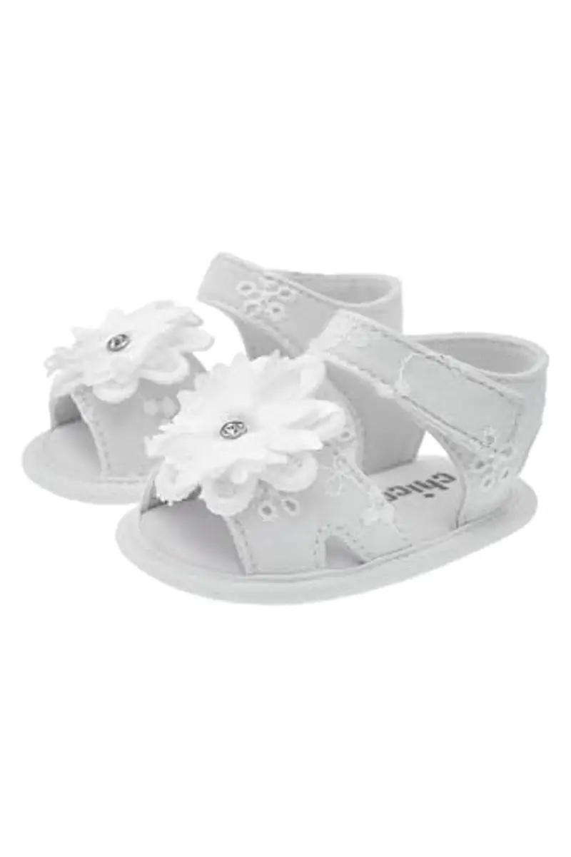 Chicco, Sandali Neonata, Sandali Eleganti Bambina, con Comoda Chiusura a Strappo, Scarpe Bambina 0-24 Mesi, Designed in Italy miniatura 3