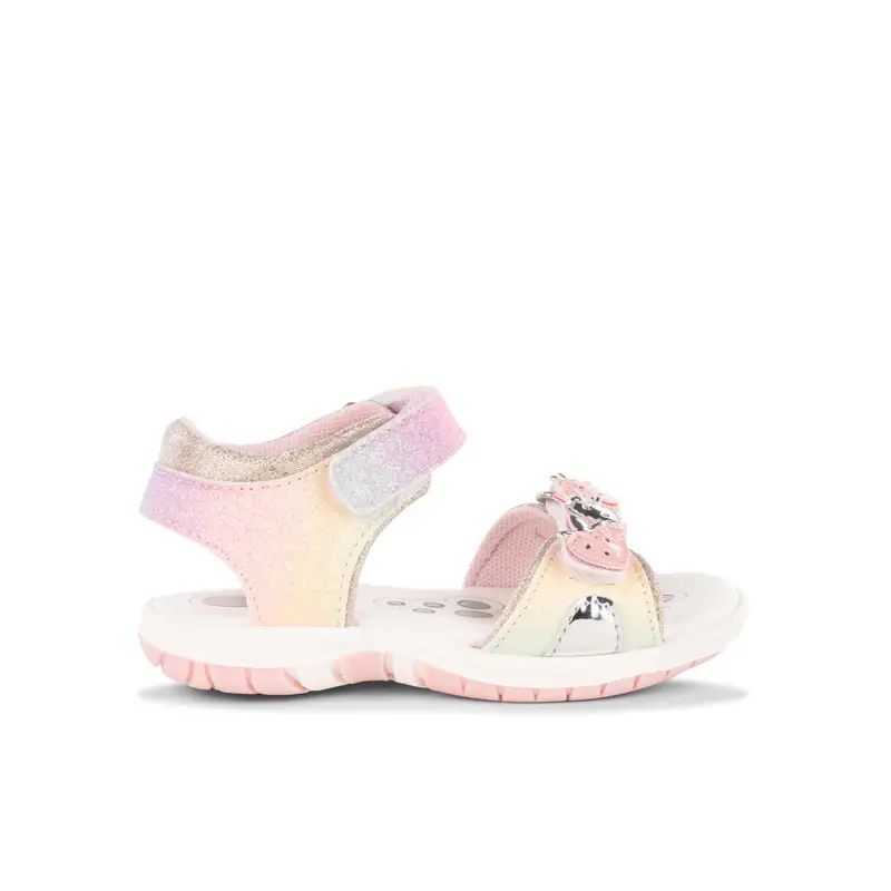 Sandali rosa con strappo da bimba