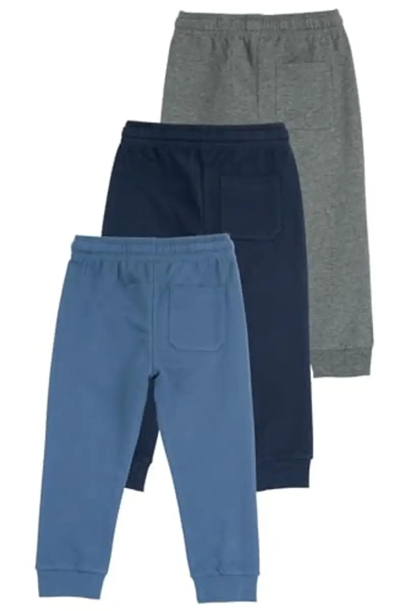 Chicco, Set 3 Pantaloni Lunghi in Felpa Leggera, Bambini e Ragazzi, Multicolor, 4 Anni miniatura 2