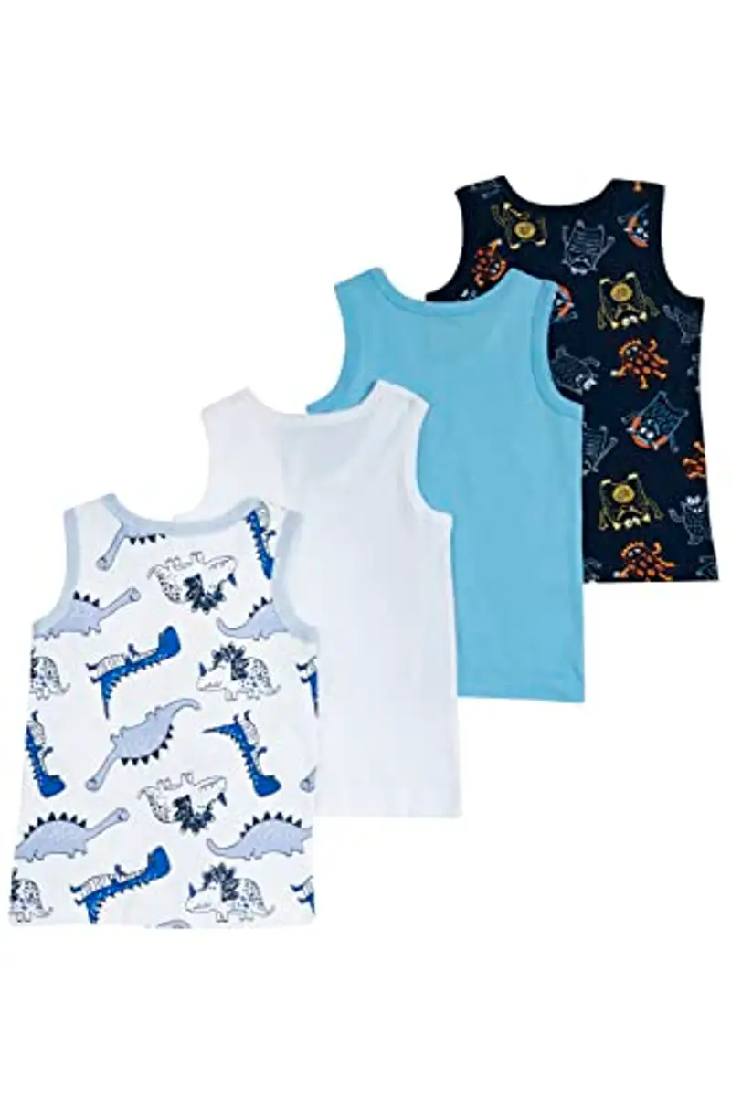 Chicco, Set Canottiere in Cotone, Intimo Bambino e Bambina, Designed in Italy miniatura 2