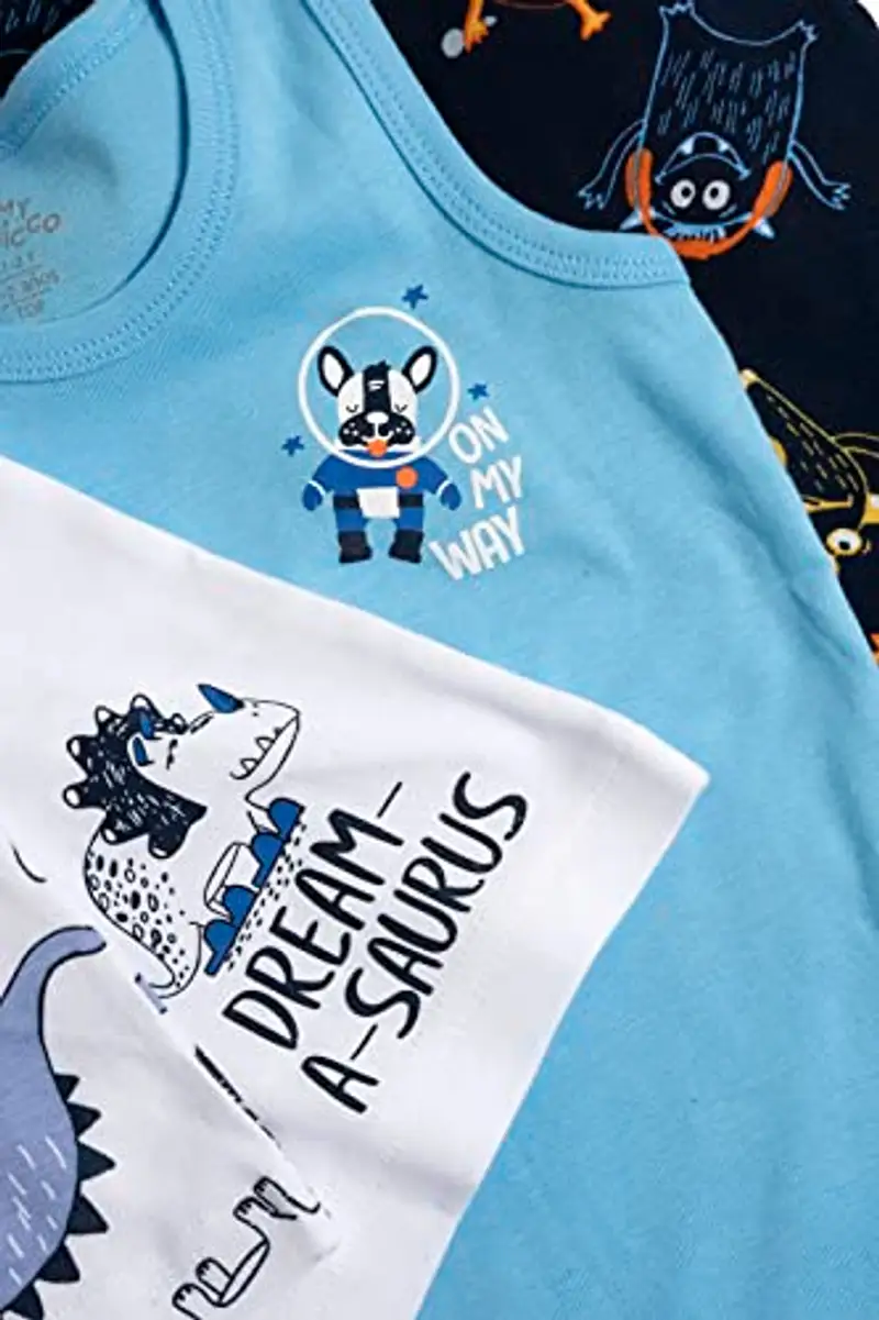 Chicco, Set Canottiere in Cotone, Intimo Bambino e Bambina, Designed in Italy miniatura 3