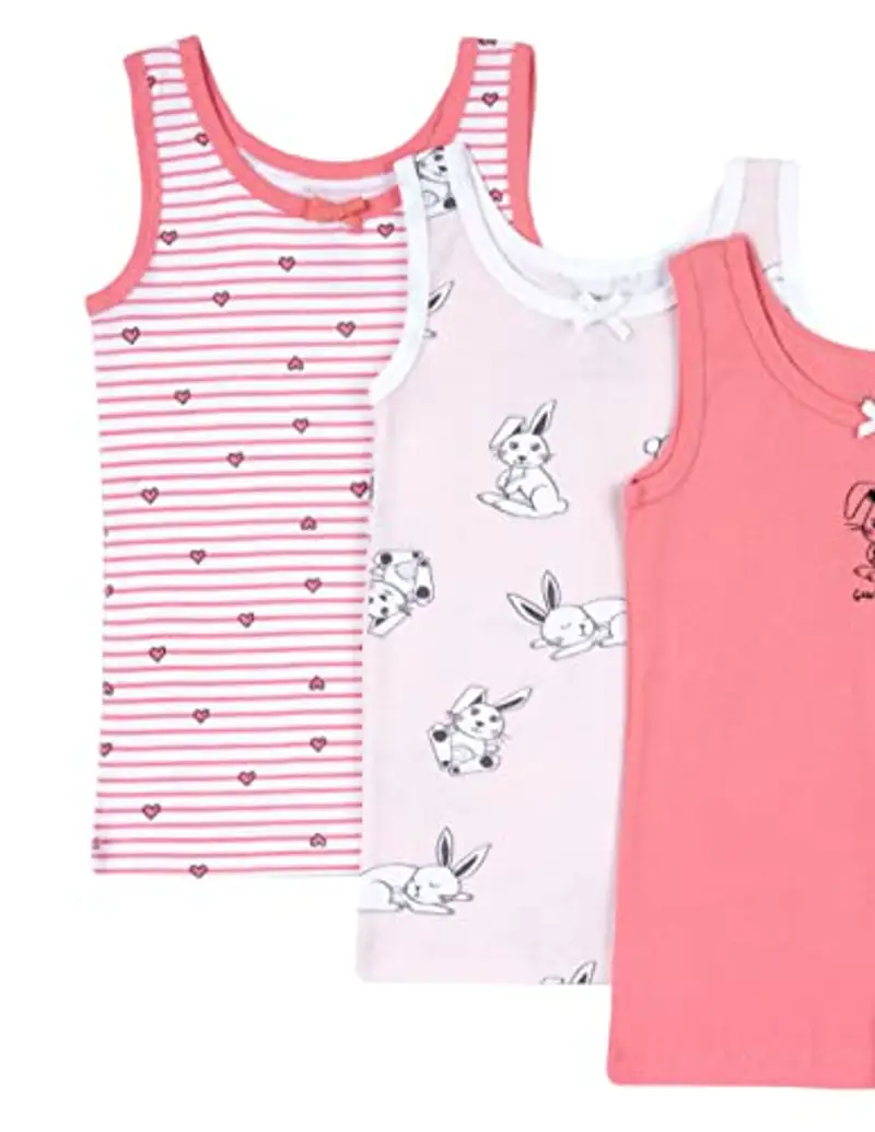Chicco Set di Canottiere in Cotone, Intimo Bambine e Ragazze, Rosa, 8 Anni miniatura 3