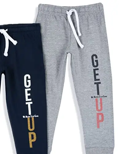 Chicco Set Pantaloni Lunghi in Felpa, Pantaloni Sportivi Bambini e Ragazzi, Blu, 2 Anni miniatura 3