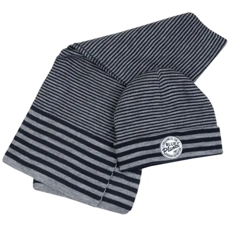 Chicco Set Sciarpa E Cappello, Cappello Invernale Unisex - Bambini e Ragazzi, Grigio (4), 18