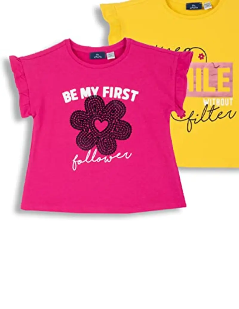 Chicco, Set T-Shirt Manica Corta in Cotone, Maglietta Bambina, Designed in Italy miniatura 3