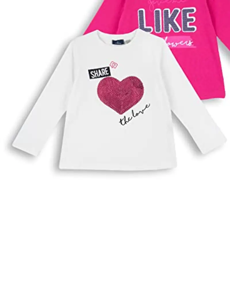 Chicco, Set T-shirt Manica Lunga in Cotone, Maglietta Bambina, Designed in Italy miniatura 3
