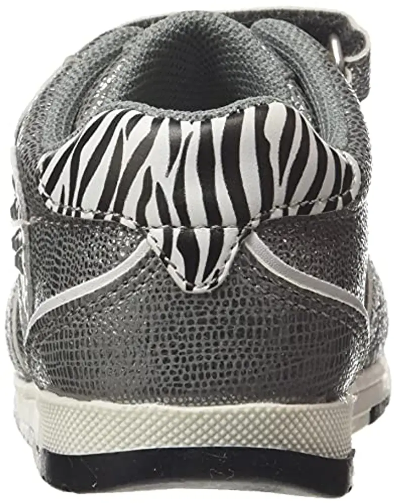 Chicco Sneaker con doppio strappo, Bambina e ragazza, Argento, 21, Designed in Italy miniatura 2