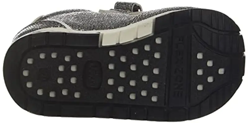 Chicco Sneaker con doppio strappo, Bambina e ragazza, Argento, 21, Designed in Italy miniatura 3