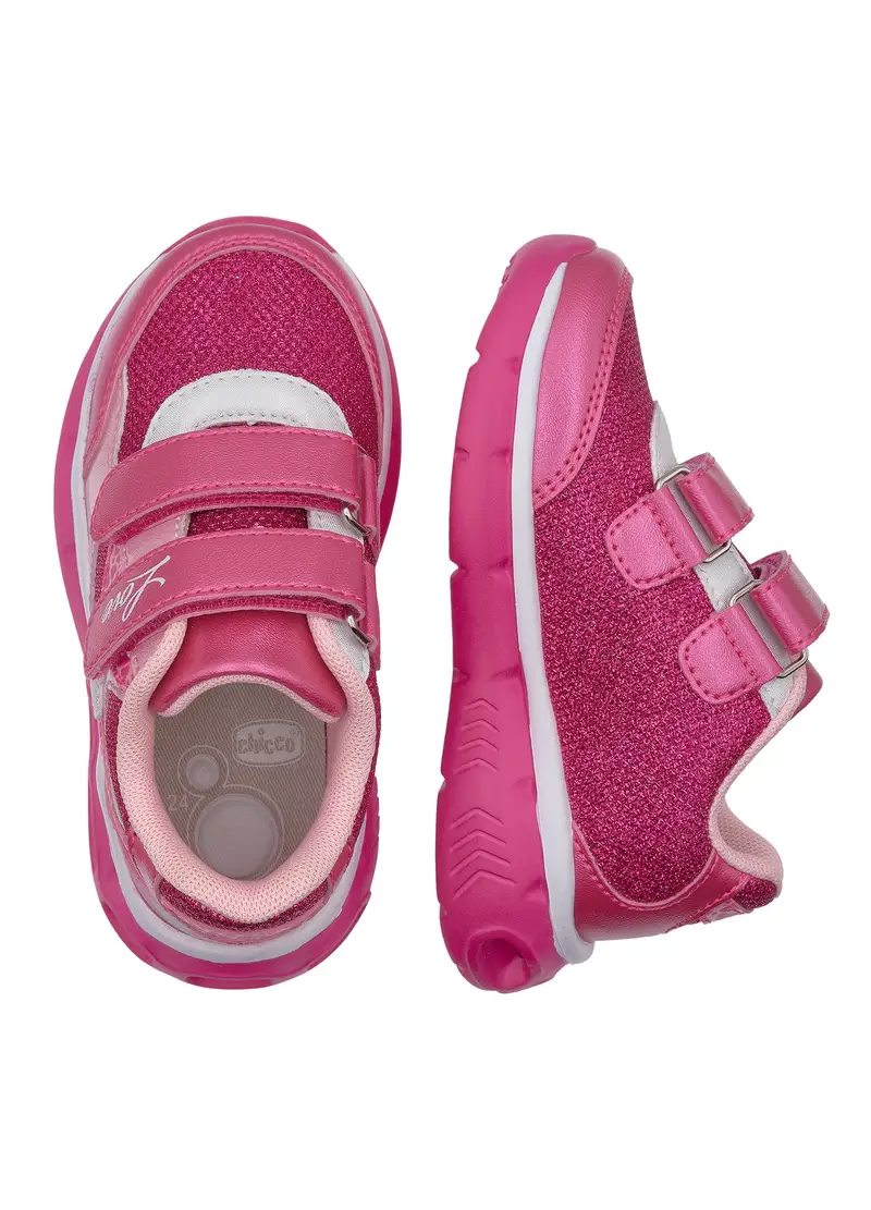 , Sneakers Rosa Per Bambina, Rosa miniatura 3