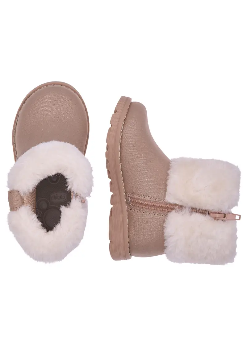 Stivaletti Rosa Chicco, Bambina, Grigio miniatura 3