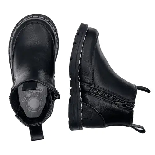 Chicco Stivaletto con elastico laterale, Bambino e ragazzo, Nero, 27, Designed in Italy miniatura 2